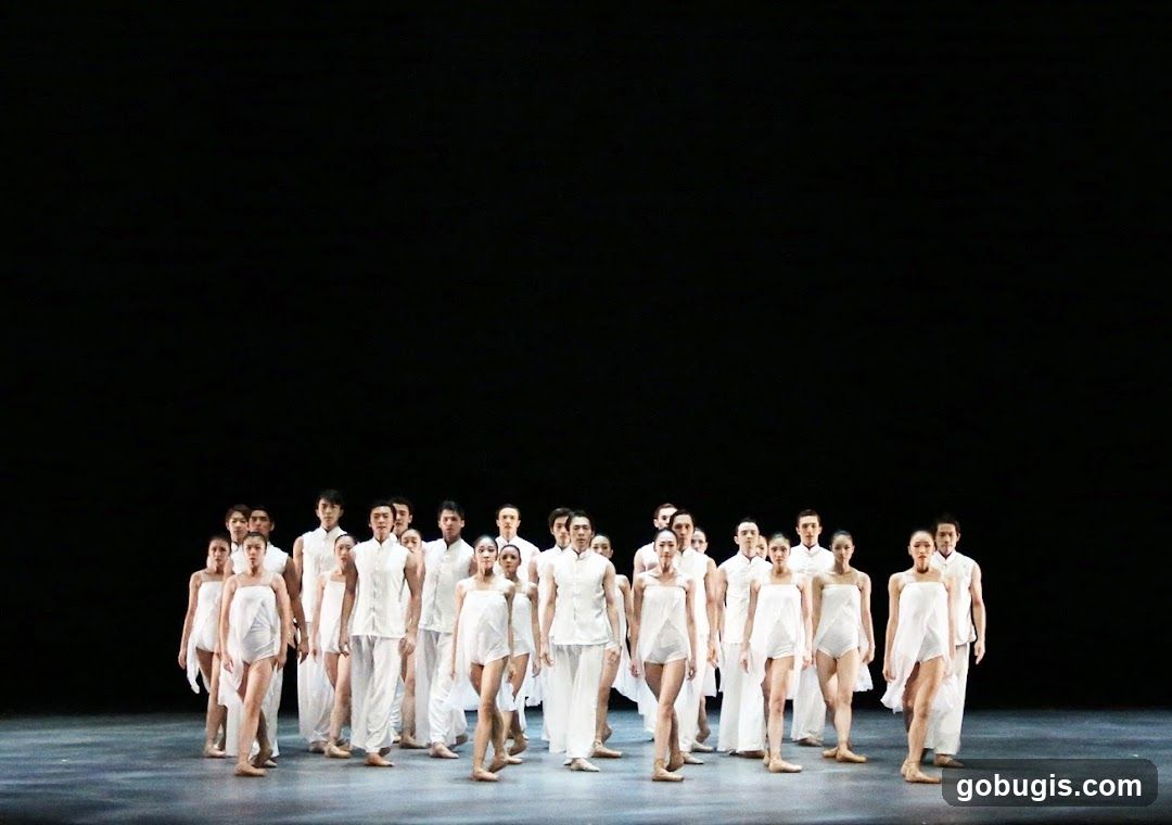 Dancers in White Outfits