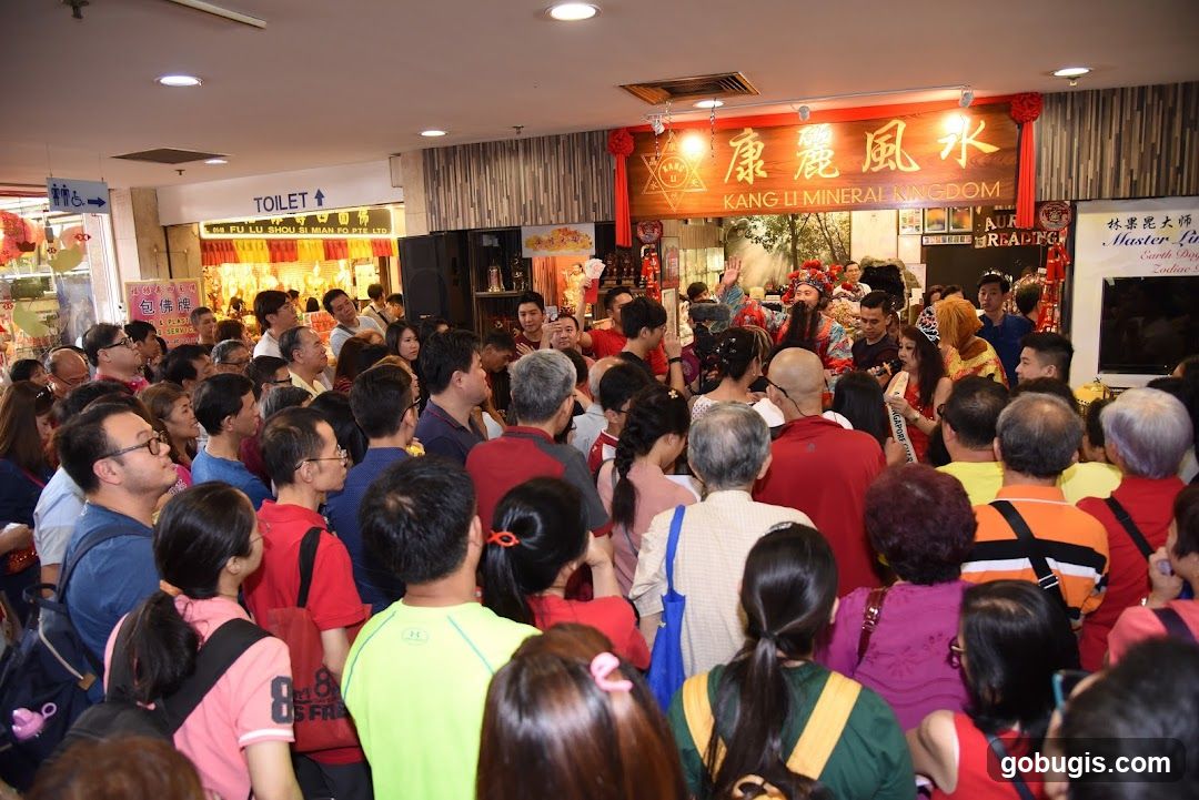Crowd watching a performance