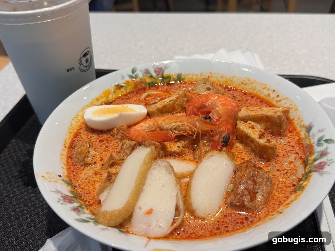 Laksa with Drink