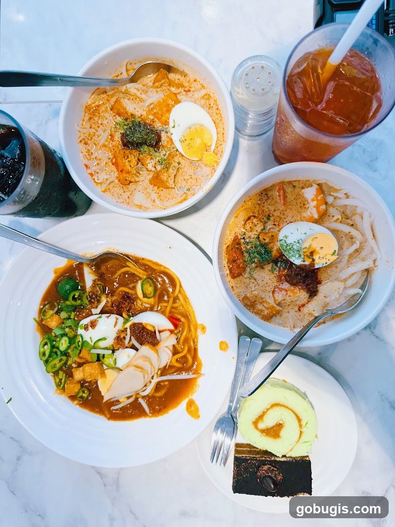 Noodle Dishes and Desserts