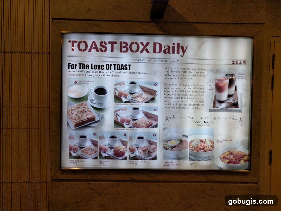 Toast Box Daily Menu