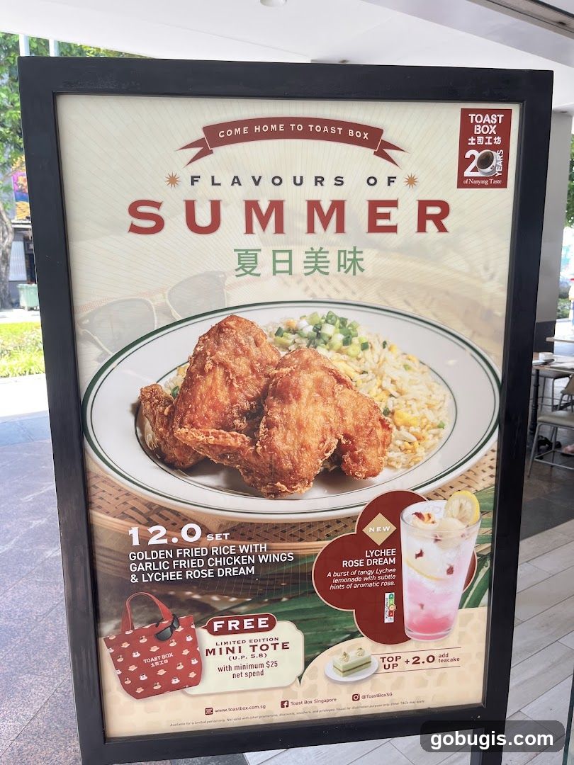 Toast Box Summer Flavours Promotion