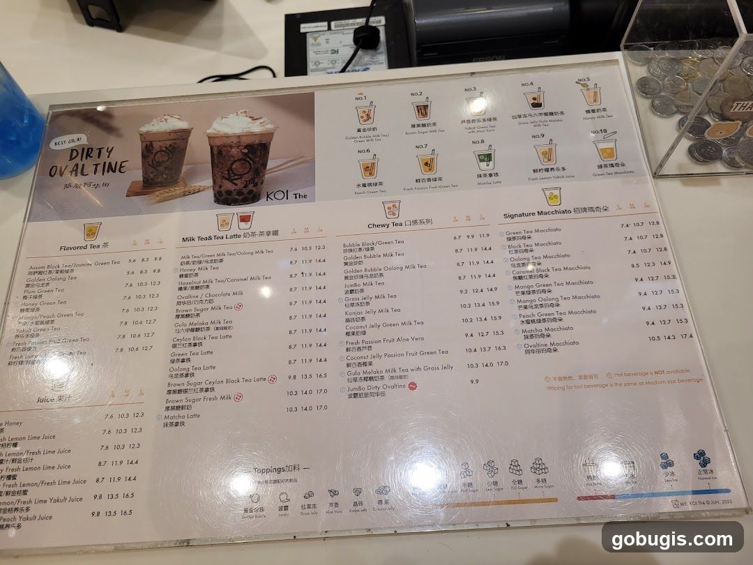 KOI The Menu