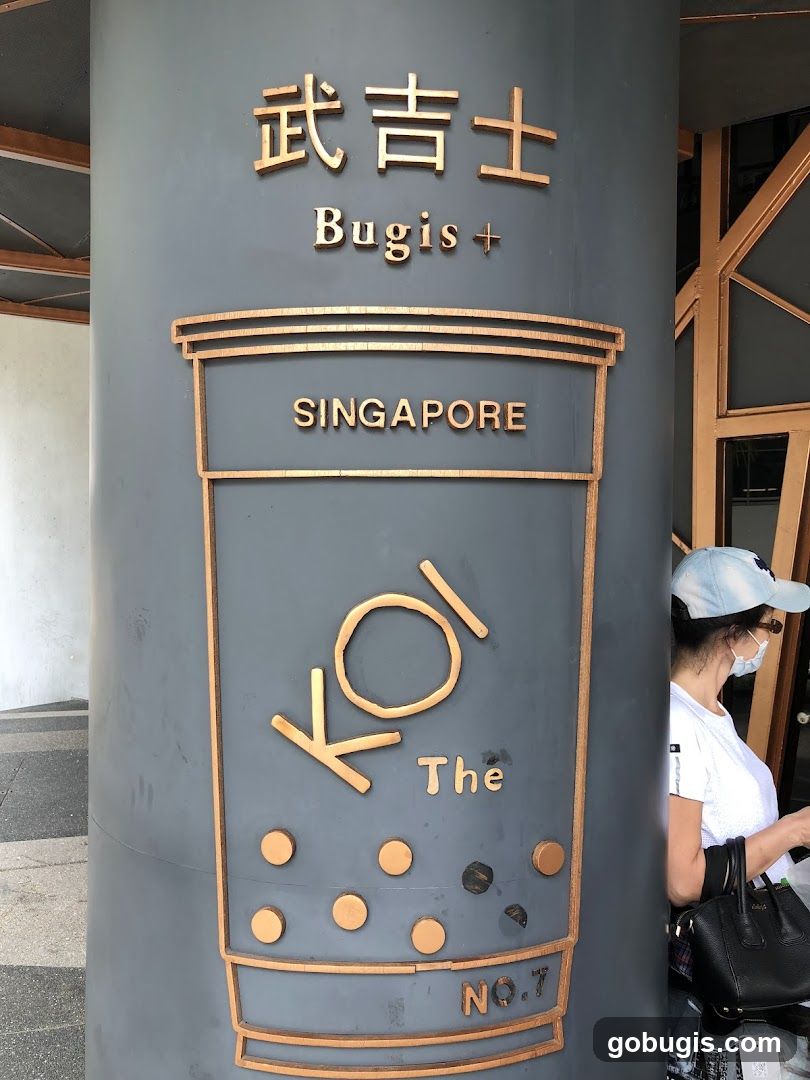 KOI The Bubble Tea Sign