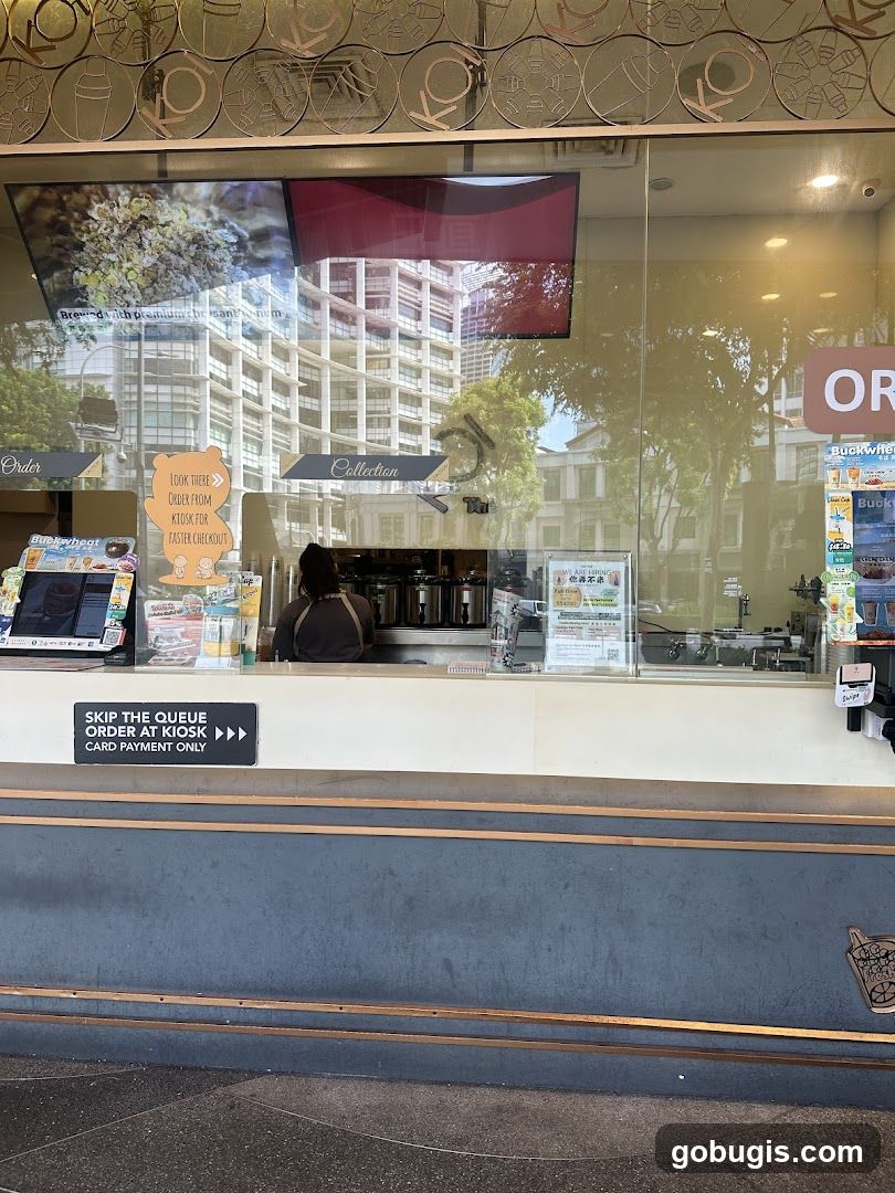 Bubble Tea Shop Counter