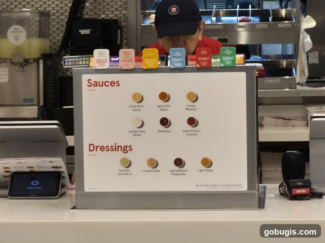 Sauce and Dressing Display