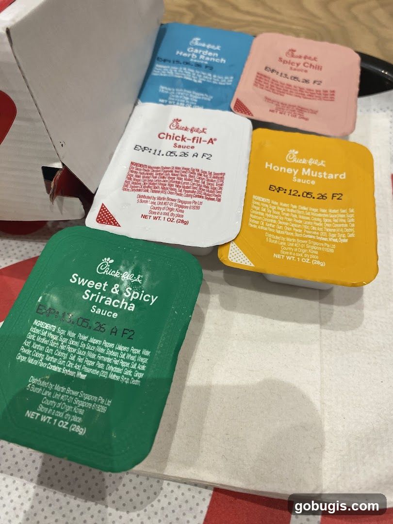 Chick-fil-A Sauce Packets