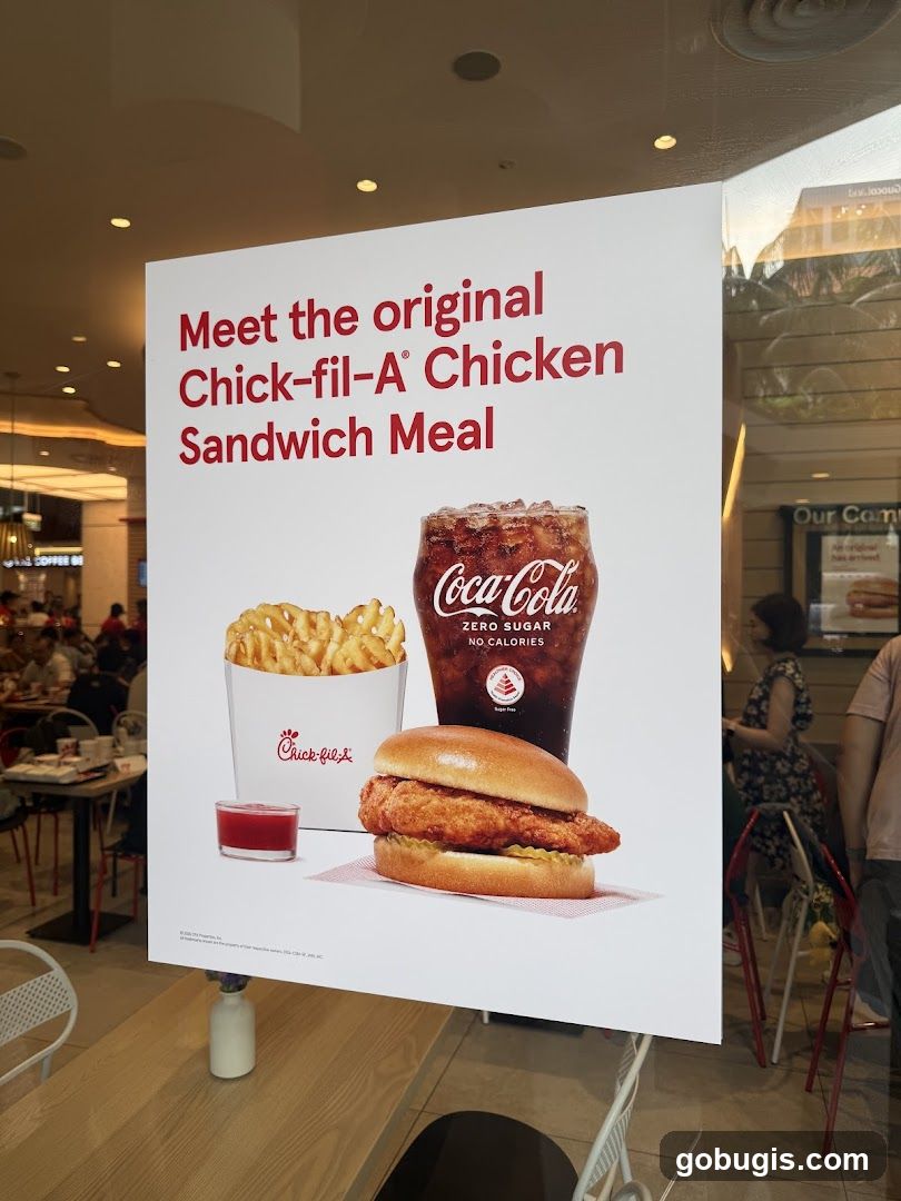 Chick-fil-A Chicken Sandwich Meal Advertisement