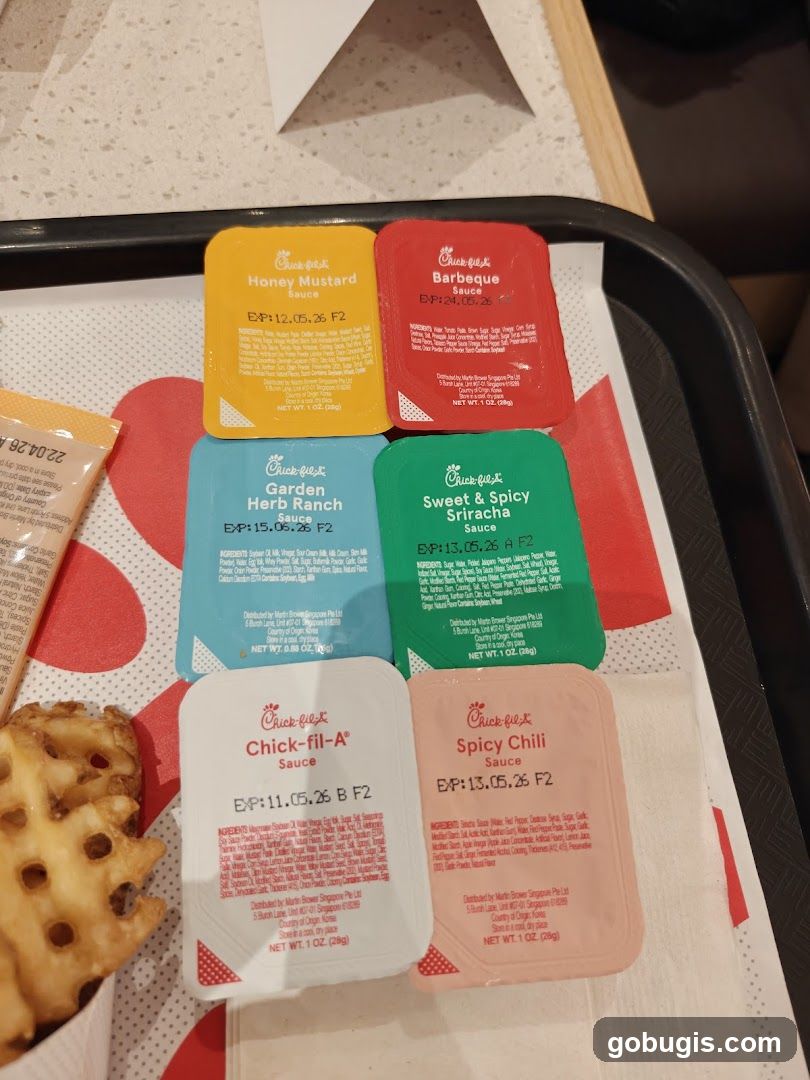 Chick-fil-A Sauce Packets