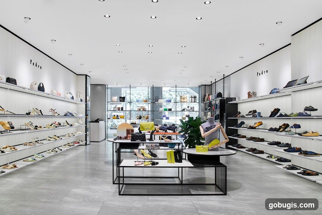 Shoe and Handbag Store Interior