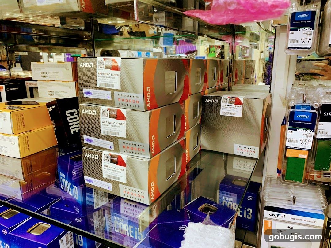 Computer Components Display