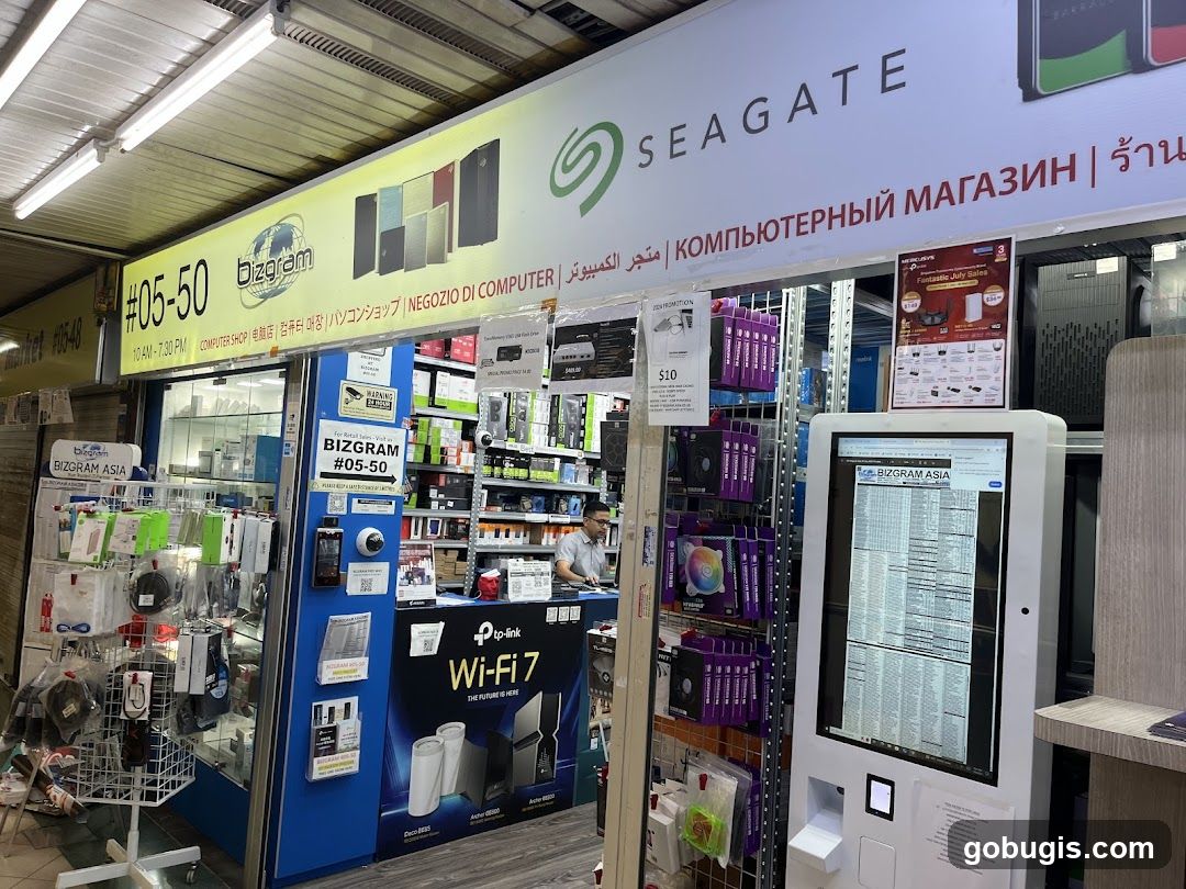 Computer Store Interior
