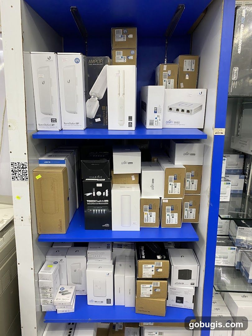Networking Equipment Display