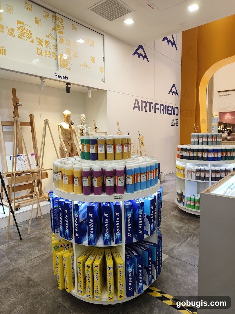 Art Supply Store Display