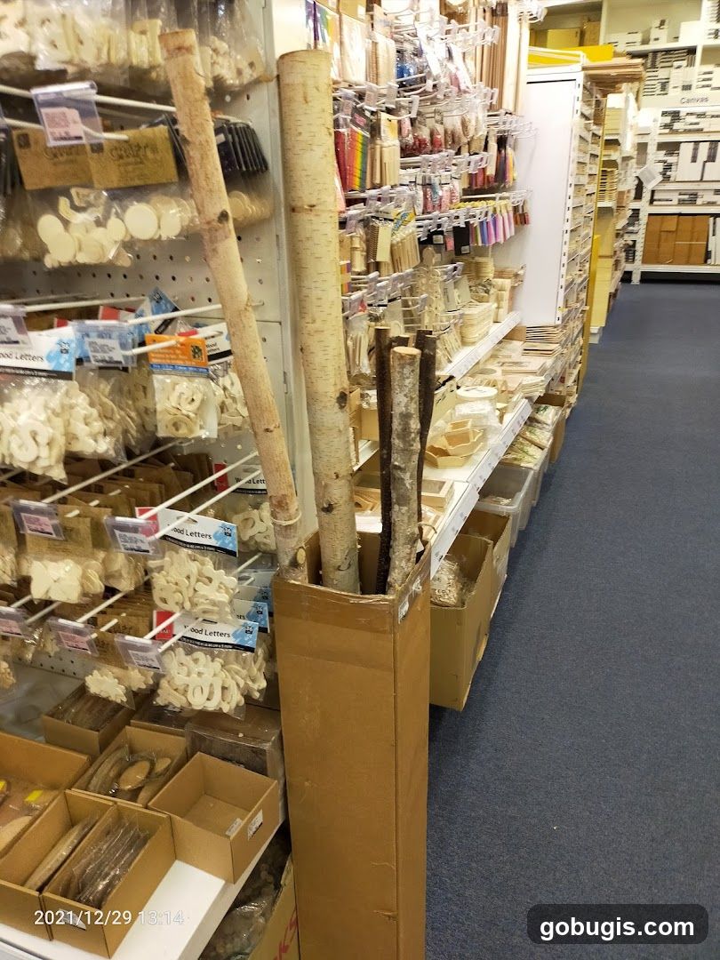 Craft Supplies Aisle