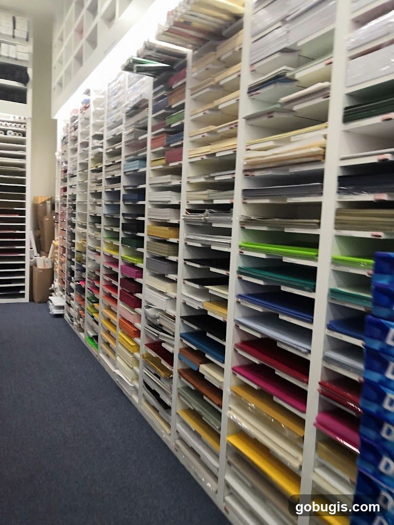 Paper Supply Store Aisles