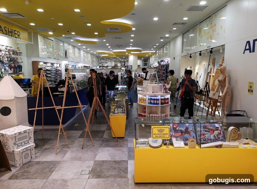 Art Supply Store Interior
