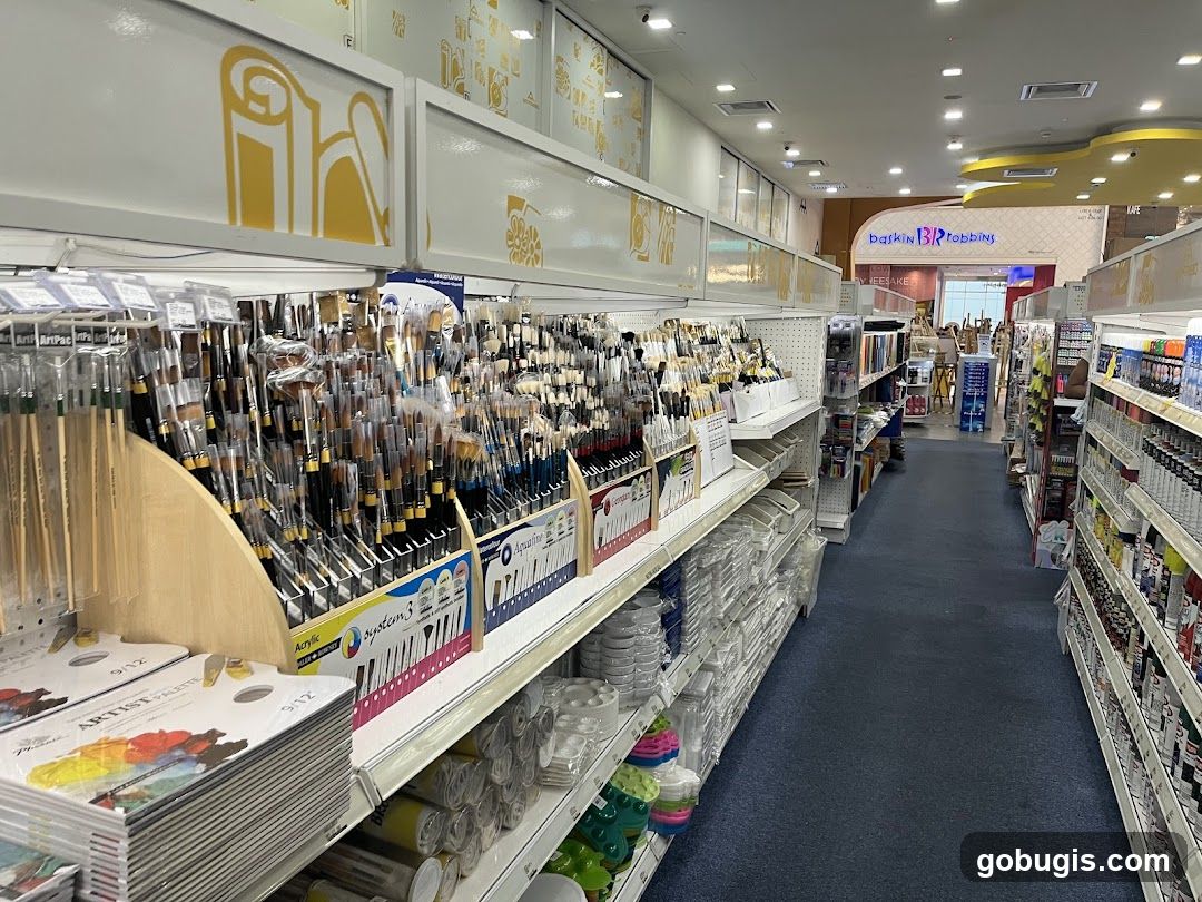 Art Supply Store Aisle