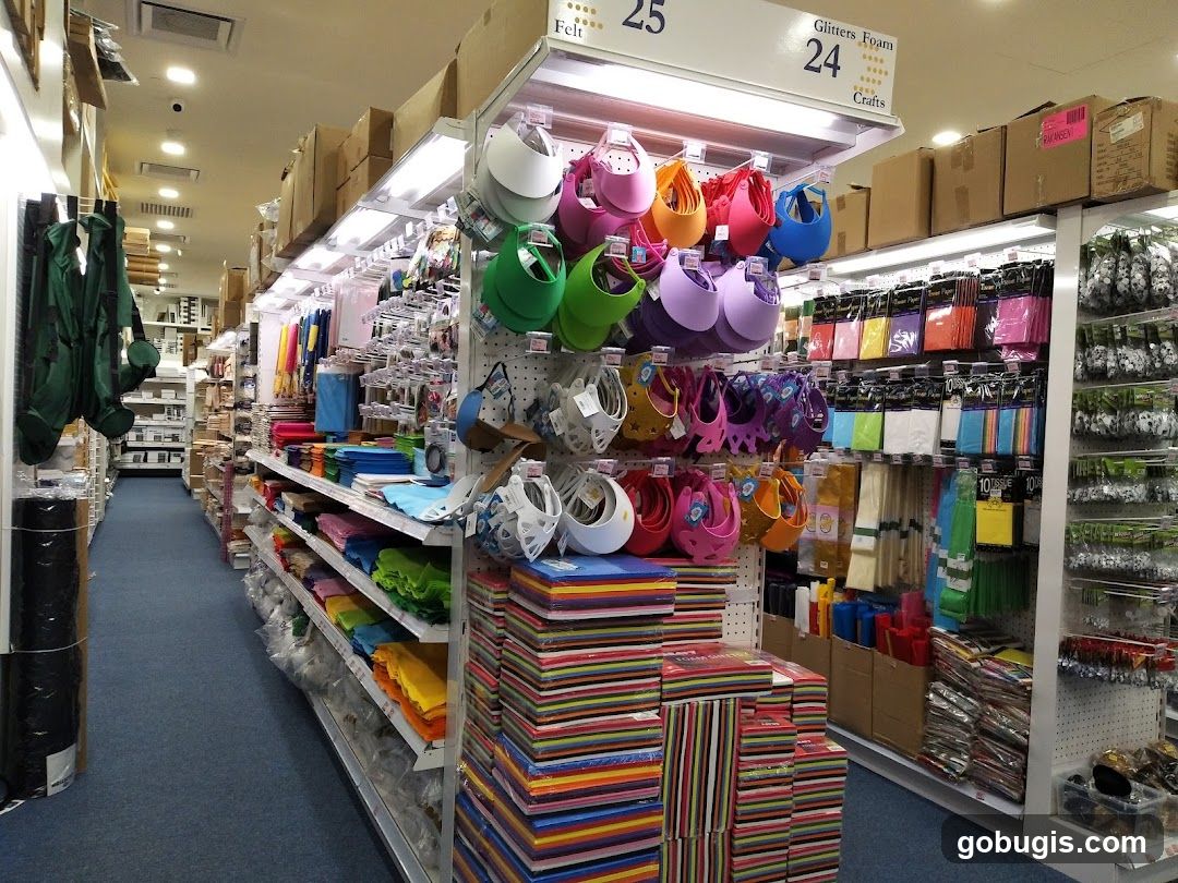Craft Supply Store Aisle