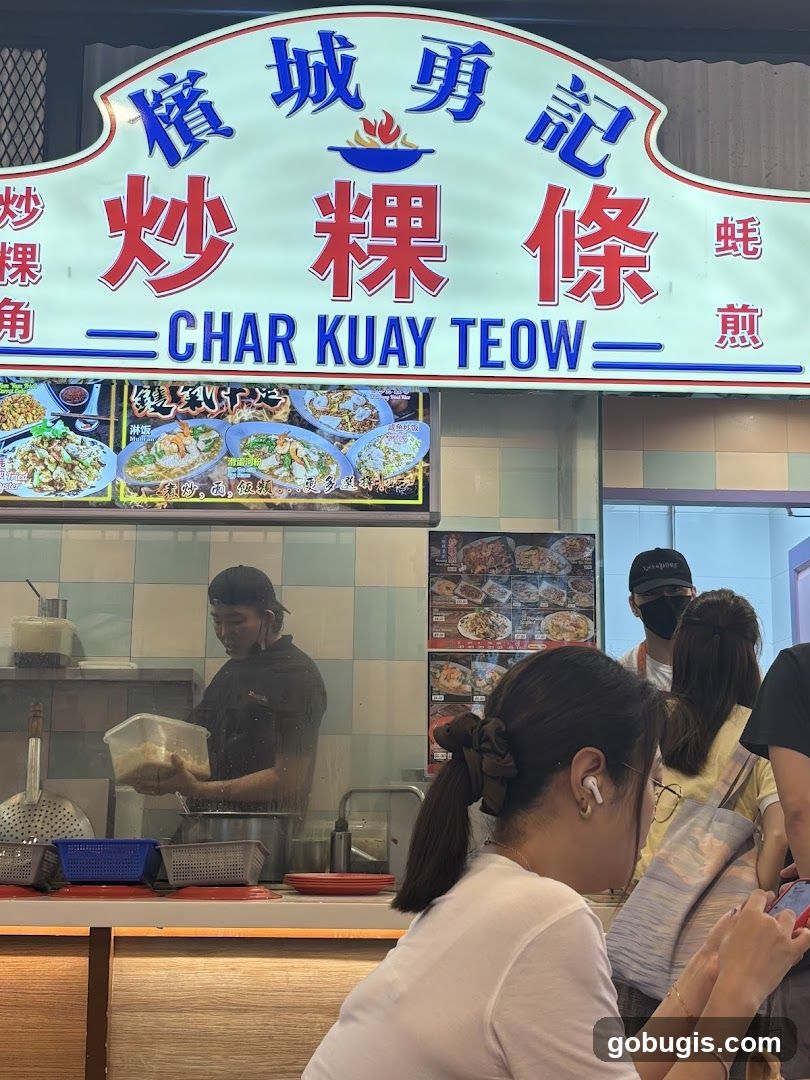 Char Kway Teow Stall