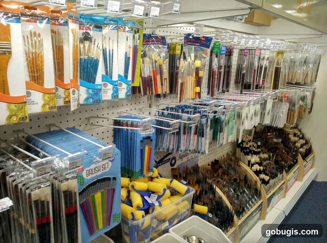 Art Supply Store Display
