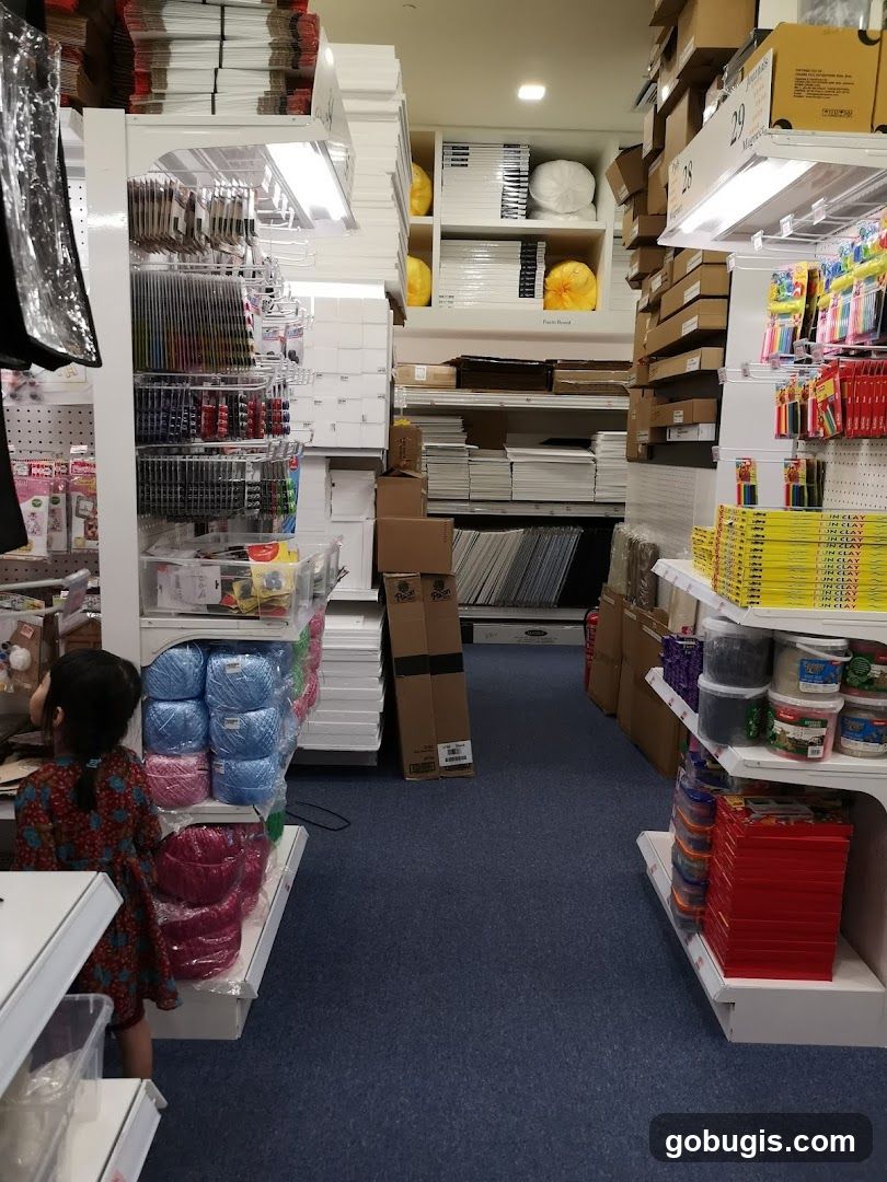 Art Supply Store Aisle