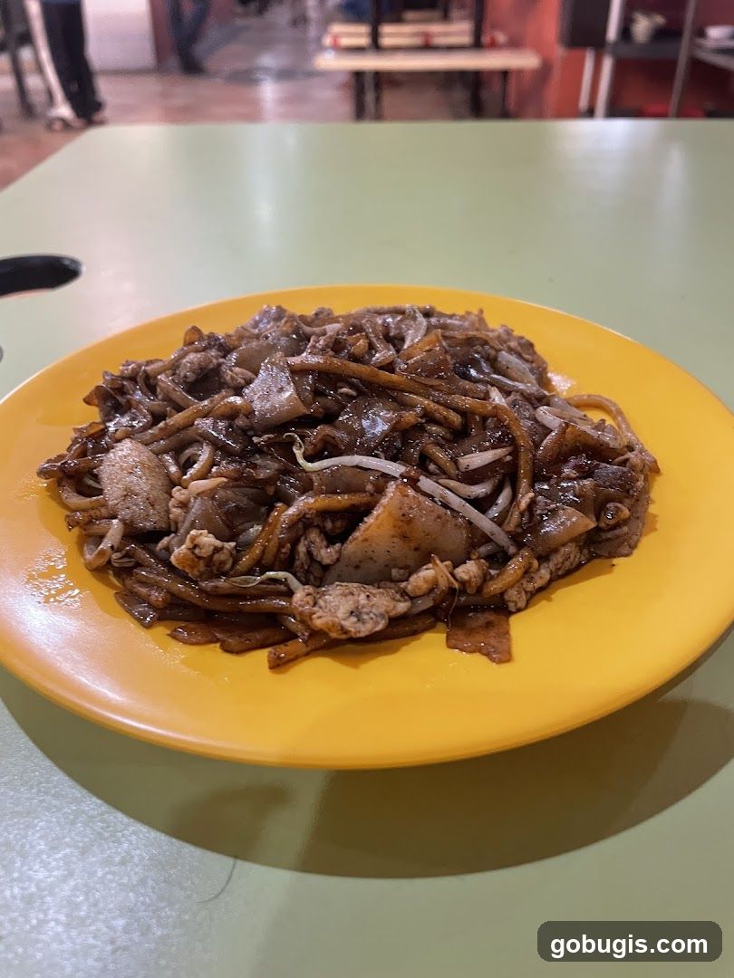 Plate of Stir-Fried Noodles