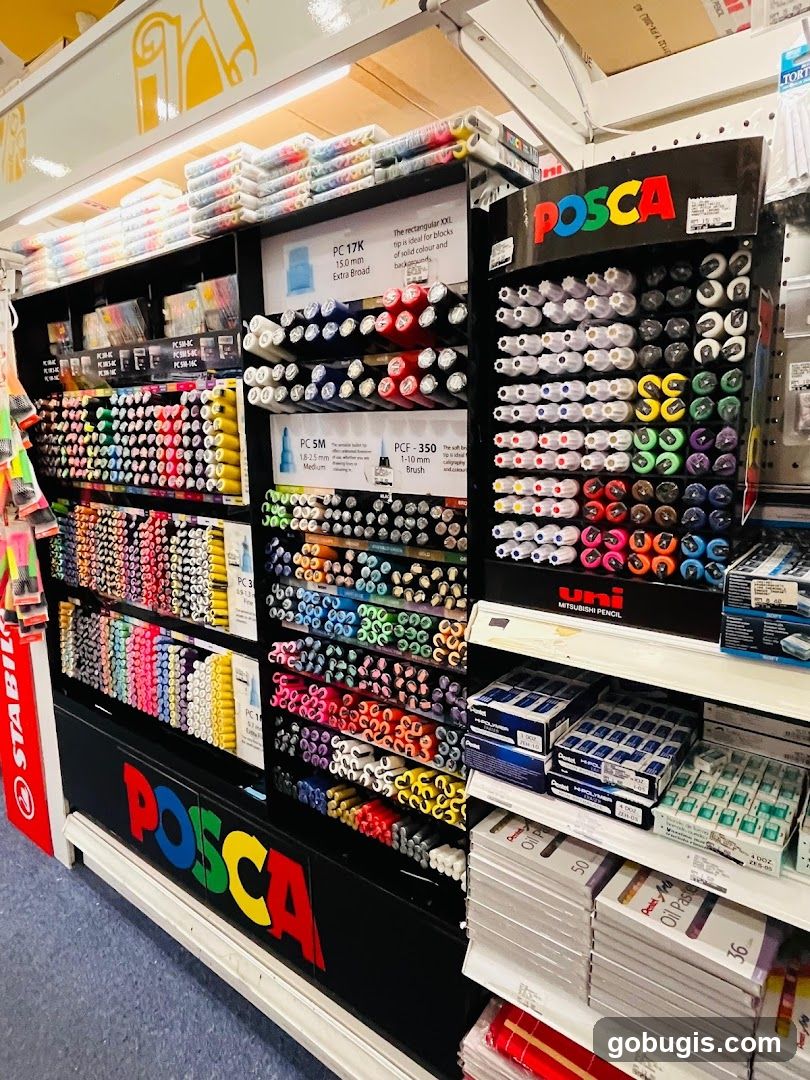 Art Supply Store Display