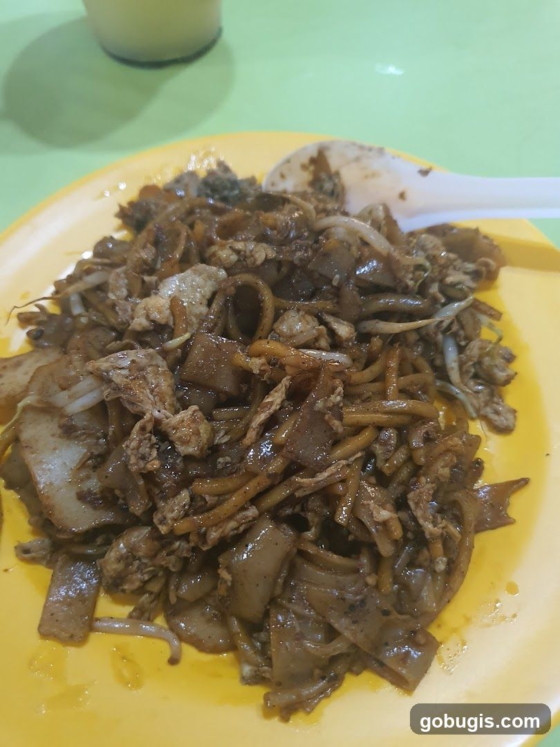 Plate of Stir-Fried Noodles