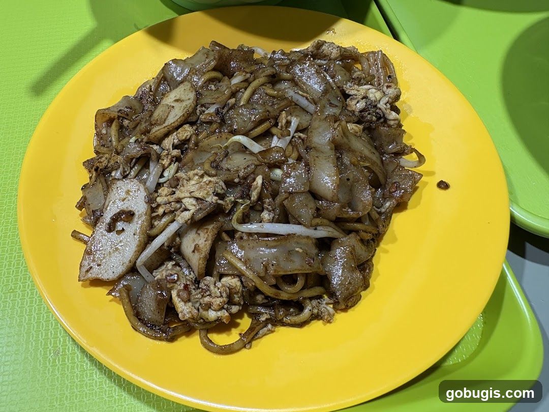 Plate of Char Kway Teow