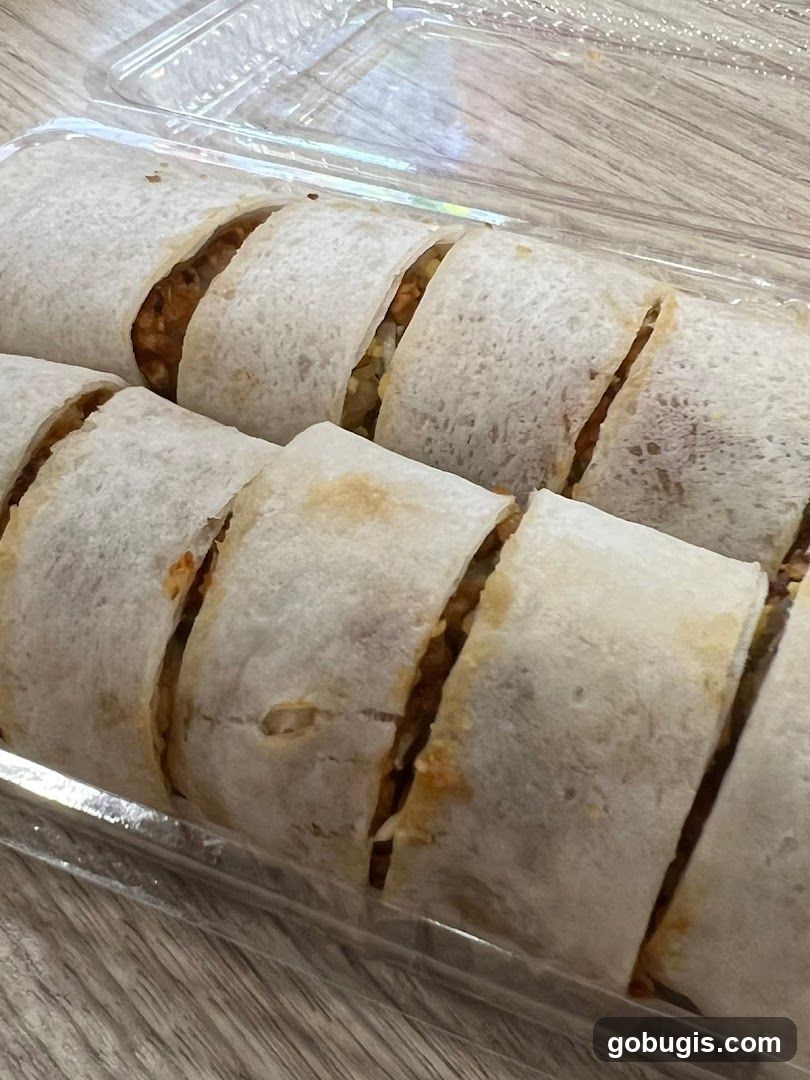 Spring Rolls in Container