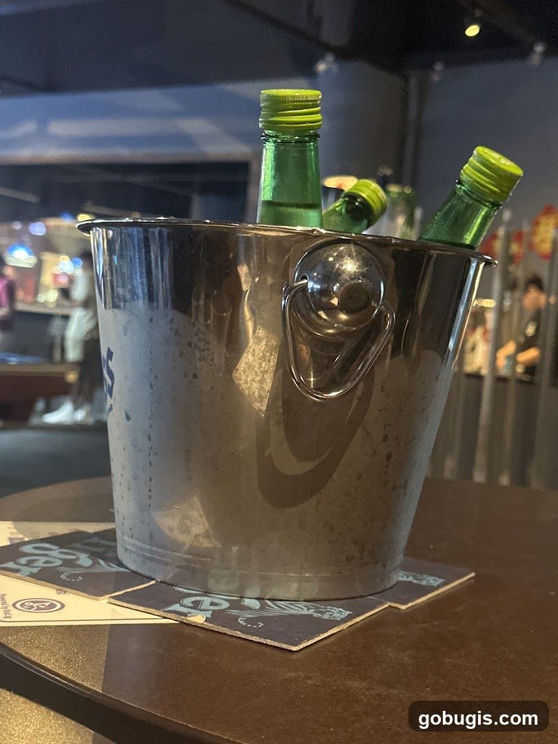 Bottles in Ice Bucket