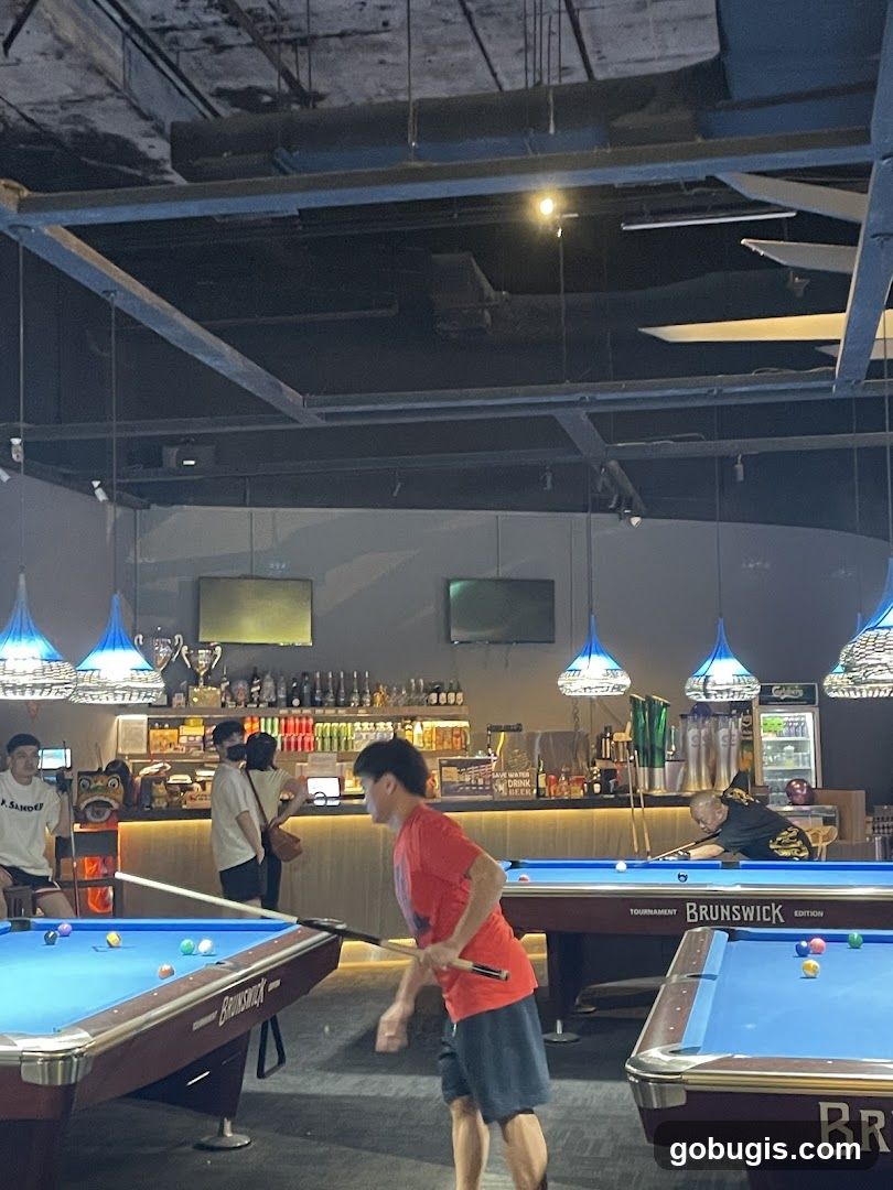 Pool Hall with Bar