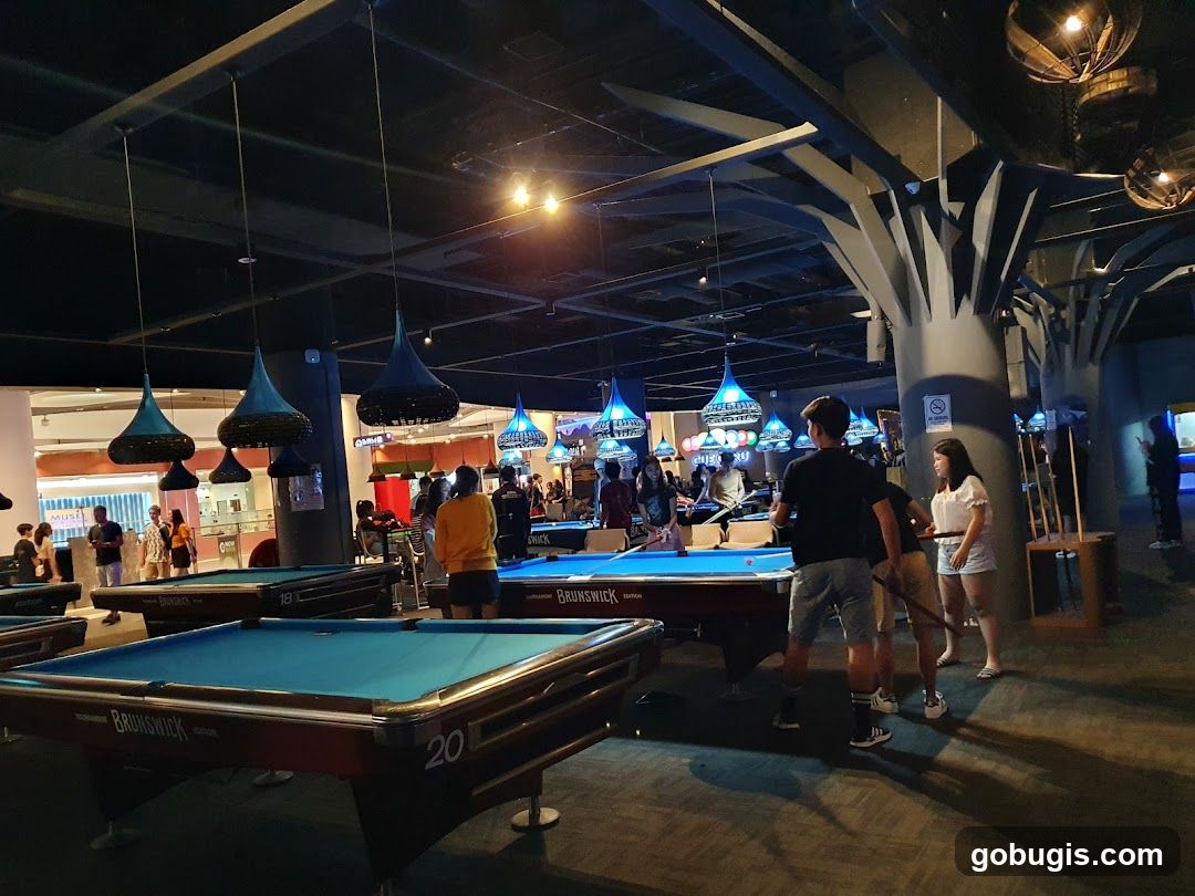Pool Hall Interior