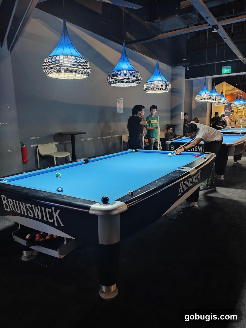 Pool Hall Interior