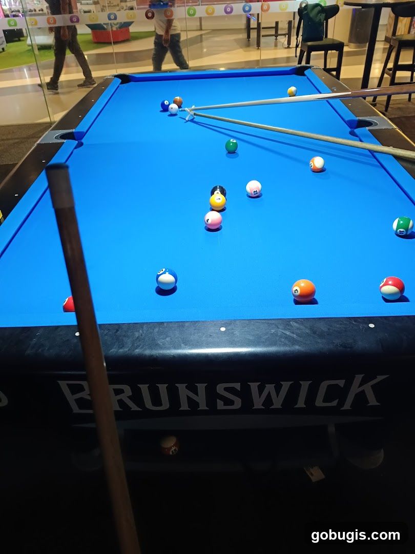 Pool Table with Balls