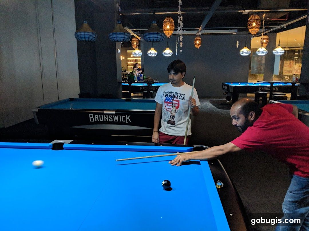 People playing pool