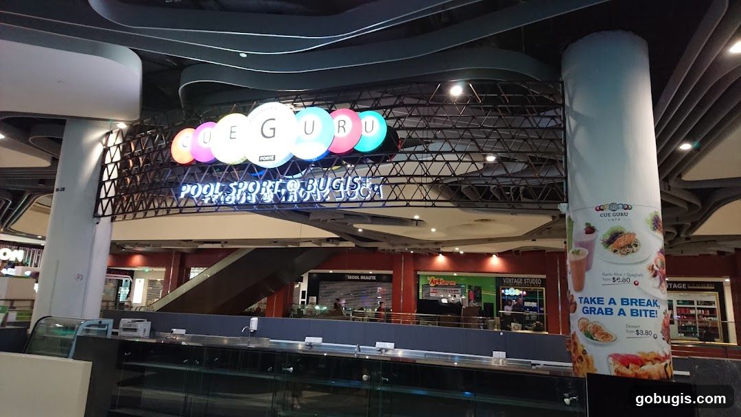 Cue Guru Cafe Advertisement
