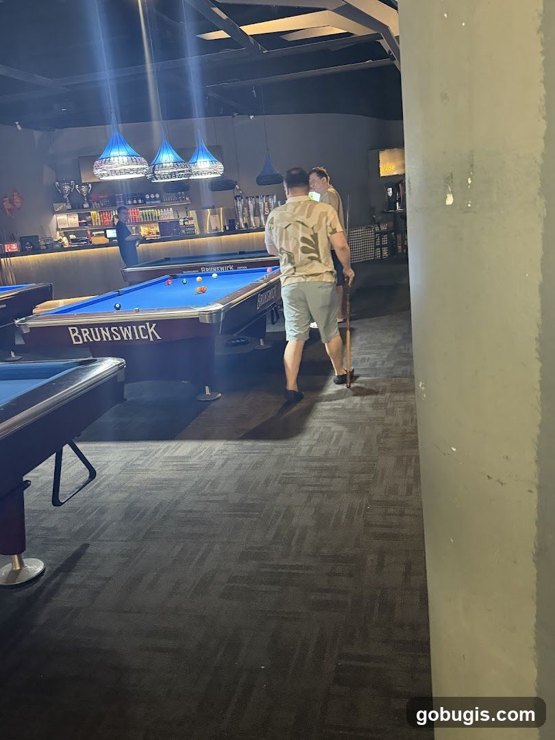 Pool Hall Interior