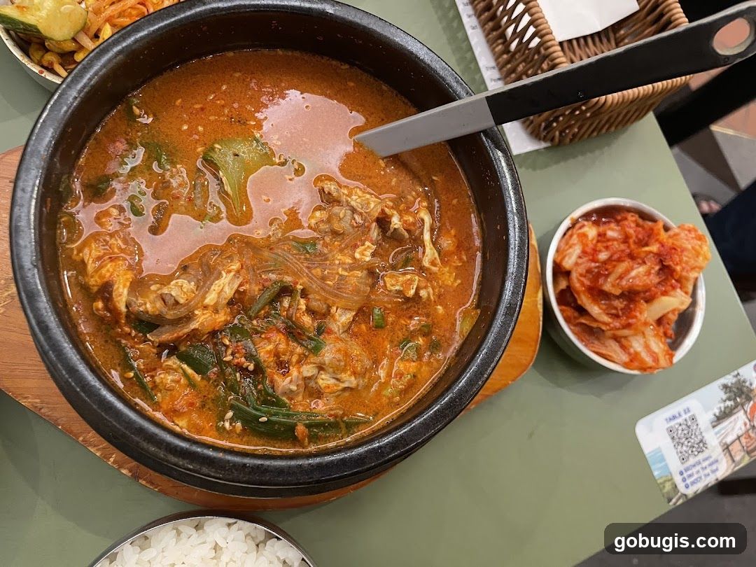 Korean Stew and Kimchi