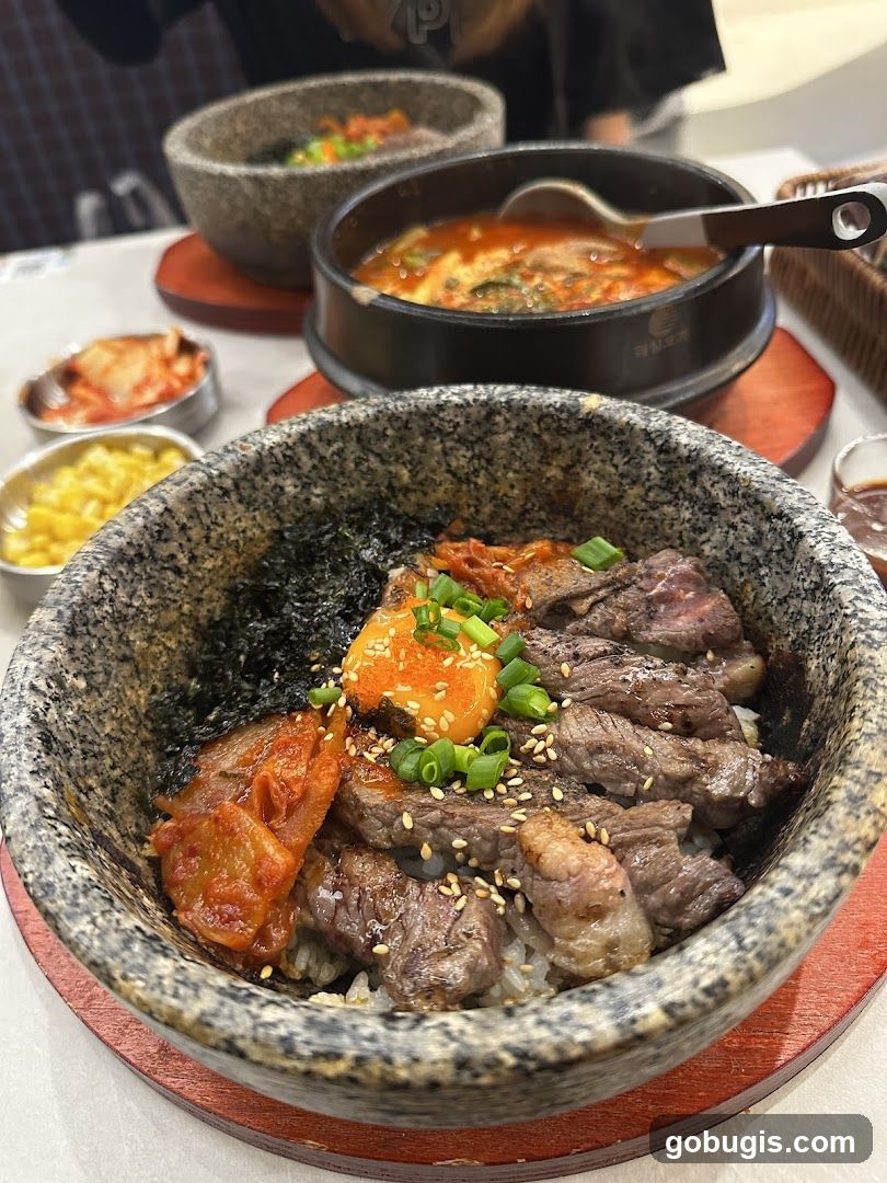 Korean Stone Bowl Meal