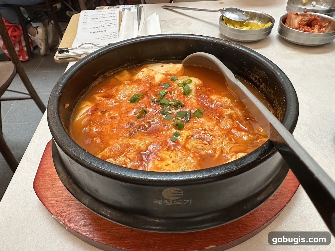 Korean Stew with Side Dishes