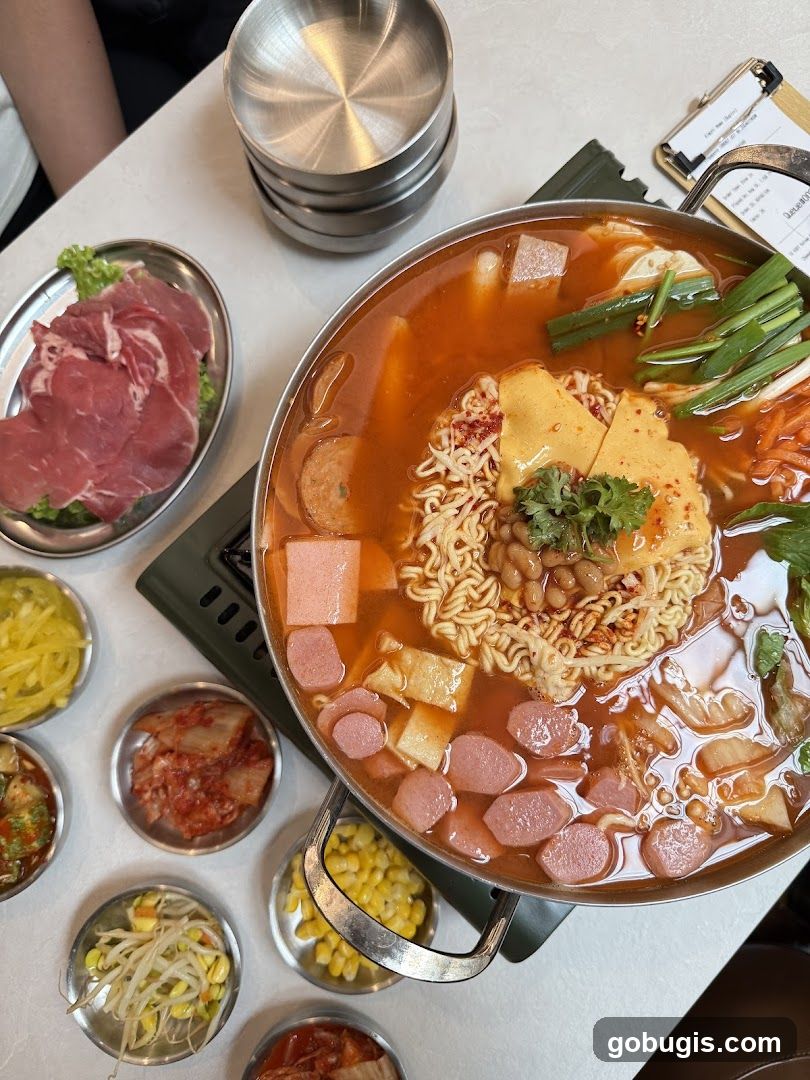 Korean Stew with Side Dishes
