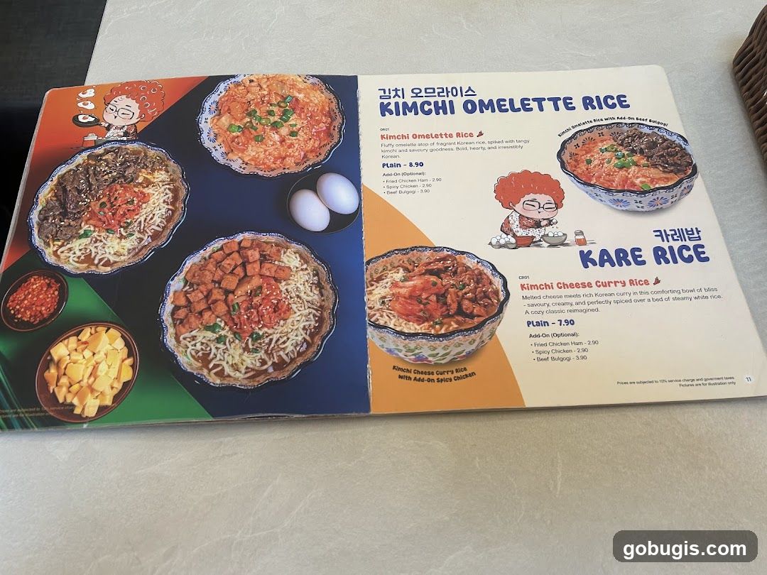 Kimchi Omelette Rice & Kare Rice