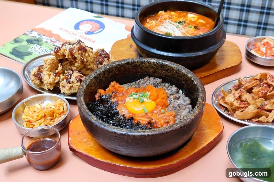 Korean Food Spread