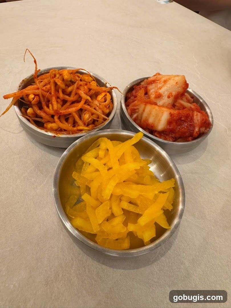 Three Bowls of Korean Side Dishes