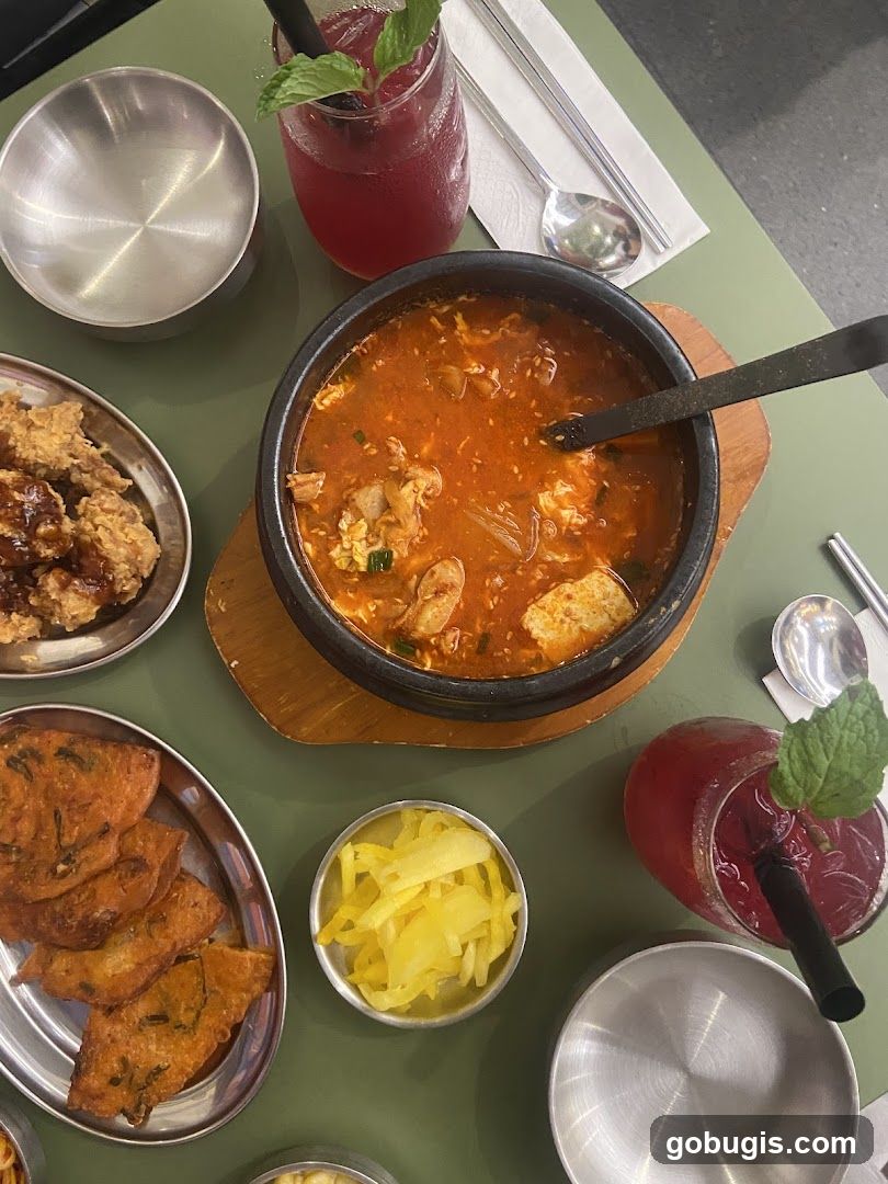 Korean Food Spread