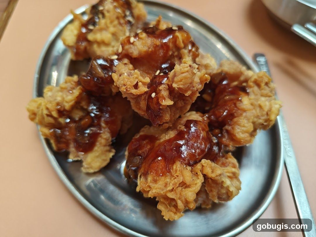 Fried Chicken with Sauce