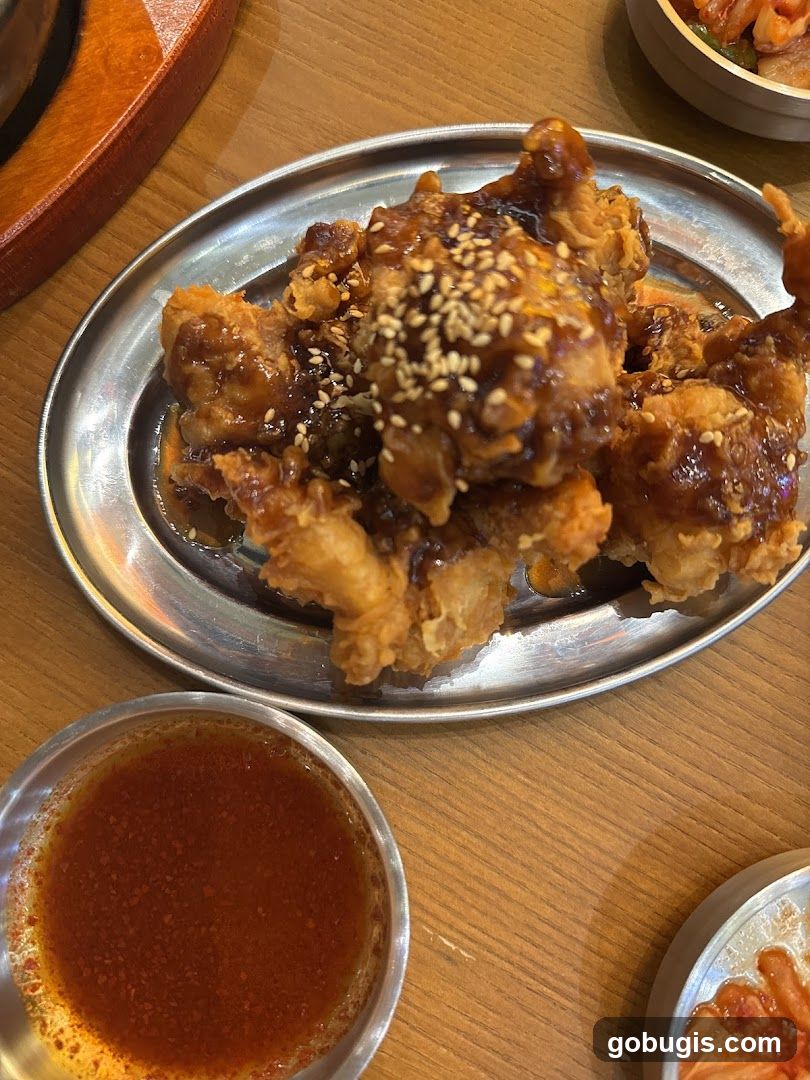 Fried Chicken with Sauce