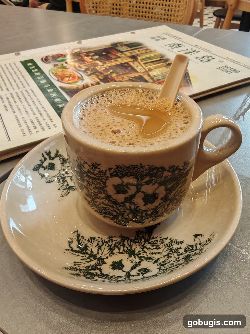 Cup of Coffee with Menu